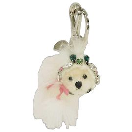 Porte-clés Ours Prada en White