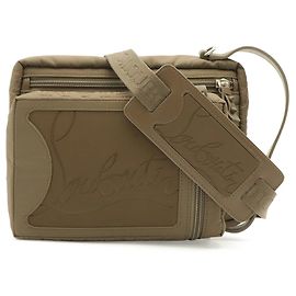 Borsa Christian Louboutin Khaki Brown