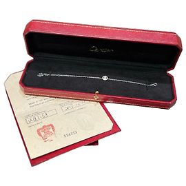 Bracciale Cartier in diamanti e oro bianco 18k