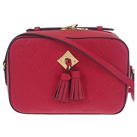 Louis Vuitton Red Monogram Empreinte Saintonge