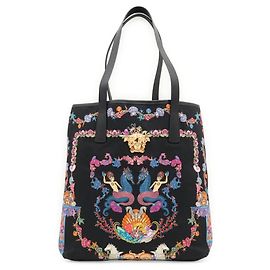 Versace Coral Theatre La Medusa Tote Bag