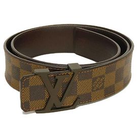 Louis Vuitton Gürtel aus braunem Damier Canvas