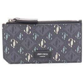 Portamonete Jimmy Choo grigio e multicolore