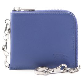 Monedero de piel Burberry en azul