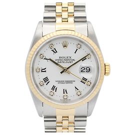 Rolex Datejust 10P Diamond U-serial Watch