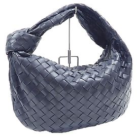 Bottega Veneta Schultertasche aus Leder in Navy für Damen