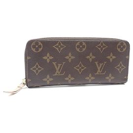 Cartera larga Louis Vuitton Monogram en Rose Ballerine