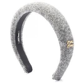Cerchietto Gray Alice Band di Miu Miu