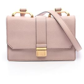 Bolsa de Ombro Miu Miu em Couro Madras