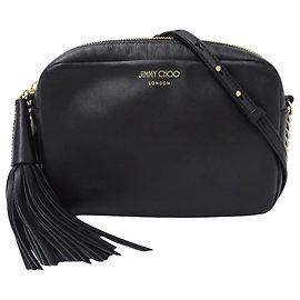 Borsa a mano Jimmy Choo in pelle nera