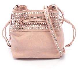 Miu Miu Madras Crystal Bucket Shoulder Bag