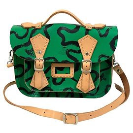 Borsa a tracolla in pelle Vivienne Westwood VERMICELLI ORB con motivo Squiggle