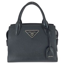 Bolso Tote Prada Saffiano con logotipo triangular