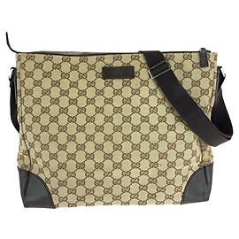 Borsa a tracolla Gucci GG Canvas 110054