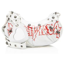Borsa a tracolla Balenciaga Arena Lambskin Lunar New Year Graffiti Le Cagole XS
