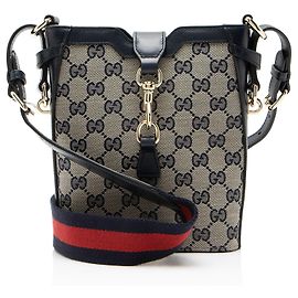 Gucci GG Canvas Jackie kleiner Bucket Bag