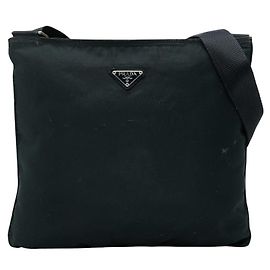 Sac bandoulière Prada Tessuto avec logo triangle
