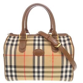 Borsa Mini Boston Burberry Vintage Nova Check