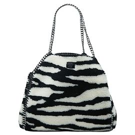 Stella Mc Cartney Bolso de hombro con cadena Falabella Zebra Stella McCartney