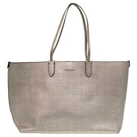 Saco Tote Prateado Alexander McQueen