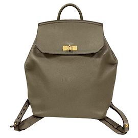 BALLY Bahira Turnlock Leather Backpack