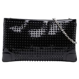 Borsa a tracolla con catena Christian Louboutin Spike Stud Rubiposh