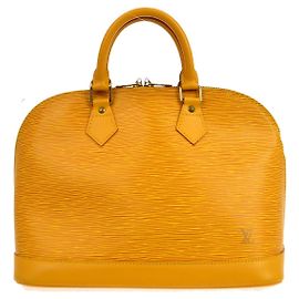 Bolsa Louis Vuitton Alma em couro Epi PM