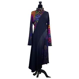 Etro Milano Maxikleid mit floralem Print