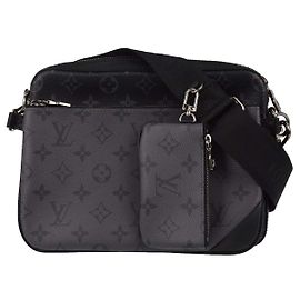 Louis Vuitton Trio Messenger Reverse Monogram Eclipse Canvas