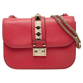 Valentino Rockstud Schultertasche mit Kette