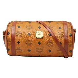 Bolsa de Ombro MCM Visetos Logogram