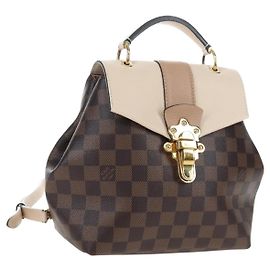 Mochila Louis Vuitton Clapton Damier y cuero