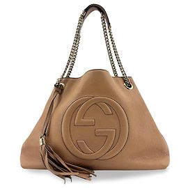 Gucci Soho Schultertasche aus Leder Medium