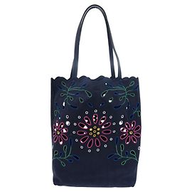 Bolso Tote Chloé Flower Canvas