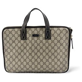 Gucci Laptop GG Coated Canvas Medium