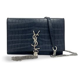 Autre Marque Saint Laurent Kate Crystal Embellished Patent Toy