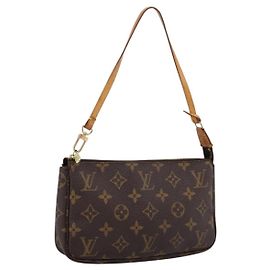 LOUIS VUITTON Monogram Pochette Accessoires Pouch M51980 LV Auth 203033A