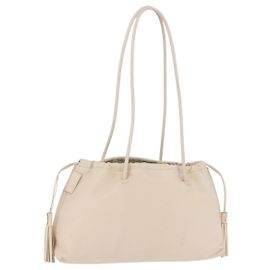 Bolsa de Ombro GUCCI em Couro Cream 001 4403 Auth 201255