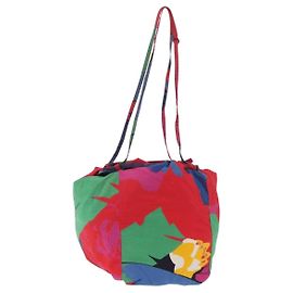 Bolsa de mão BOTTEGA VENETA Canvas Multicolor Auth mr2869