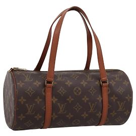LOUIS VUITTON Monogram Papillon 30 Hand Bag M51385 LV Auth 201145V