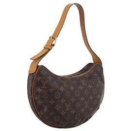 LOUIS VUITTON Monogram Croissant MM Schultertasche M51512 LV Auth ka6168V