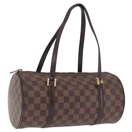 LOUIS VUITTON Damier Ebene Papillon 30 Hand Bag N51303 LV Auth 199884