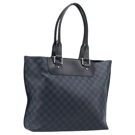 LOUIS VUITTON Damier Cobalt Cabavayage Handtasche N41397 LV Auth bs36884
