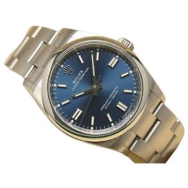 ROLEX Oyster PERPETUAL 36 quadrante blu 126000 '24 acquistato Uomo