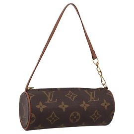 LOUIS VUITTON Monogram Papillon Pouch LV Auth BA15733