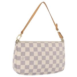 LOUIS VUITTON Damier Azur Pochette Accessoires Pouch N41207 LV Auth am12545A