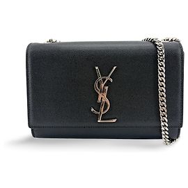 Autre Marque Saint Laurent Kate Crystal Embellished Patent Toy