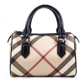 Borsa Burberry in beige e nero