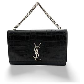 Autre Marque Saint Laurent Kate Crystal Embellished Patent Toy