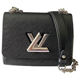 Louis Vuitton Twist MM Bolso Piel Epi Negra